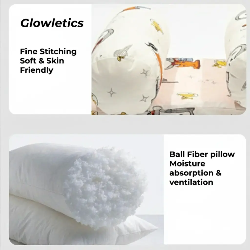 👶 **BabyComfort+ Soft Head Shaping Pillow for Newborns | Gentle Support & Ultimate Comfort** 💖 GLOWLETICS